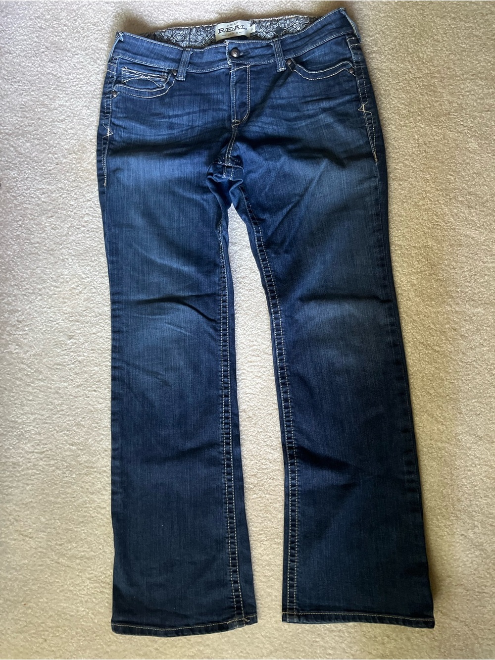 Ariat Women’s Dark Blue Bootcut Jeans